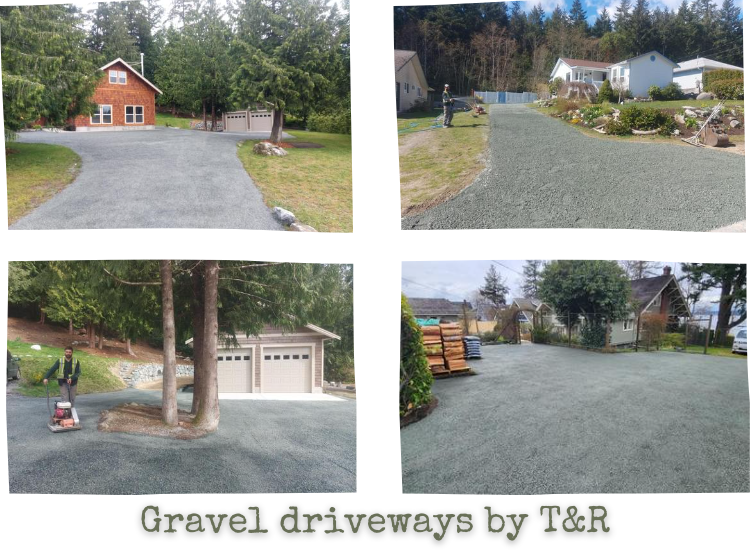 gravel driveway by T&R